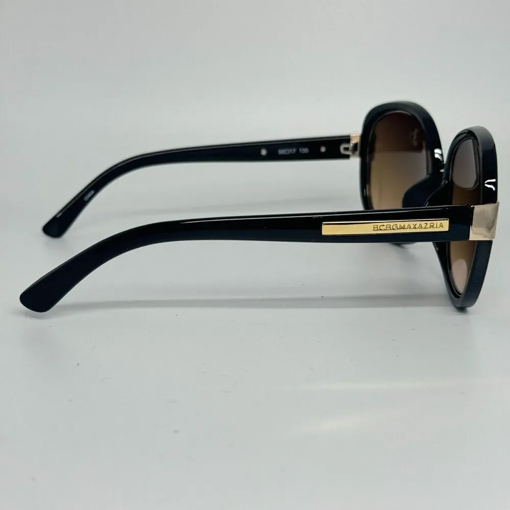 BCBGMAXAZRIA B839 Black Fade Brown Lens Sunglasses Frames H13485‎